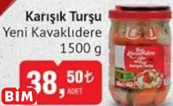 YENİ KAVAKLIDERE KARIŞIK TURŞU